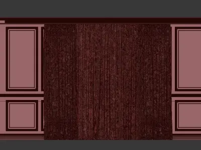 Curtain Set 52 3D model