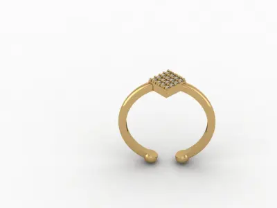 Ring - Gold - Silver 3D print model