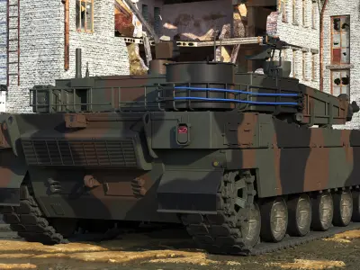  Korean K2 Tank Camouflage Color 