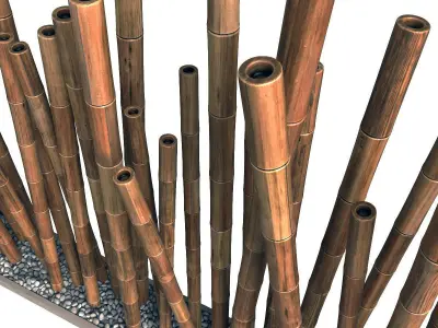 Bamboo decor n20 3D model