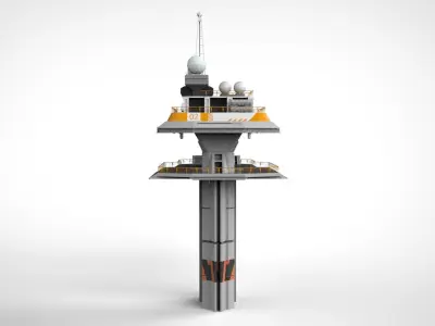 radar platform 3 3D model