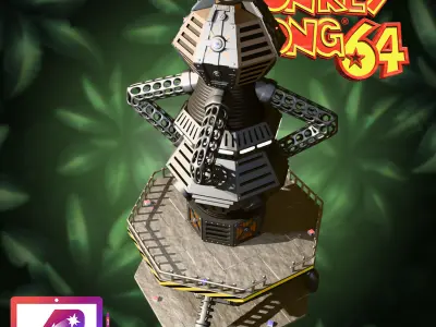 Donkey Kong 64 Hideout Helm  3D print model