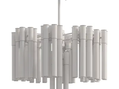 Contemporary chandelier by Lalume 3D model