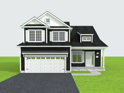 Cape Cod House 19 3D model