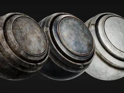 Signature Metal Smart Materials Substance 3d painter Texture