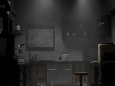 Modular Sci-Fi Laboratory Pack Low-poly 3D model