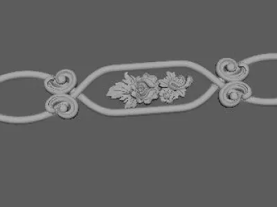 dekor ornament 3D model 89