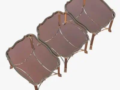 Chidester Table Set 3D model