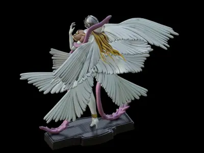 Digimon ANGEWOMON - 1TO10 STL FILE 3D PRINT MODEL 3D print model