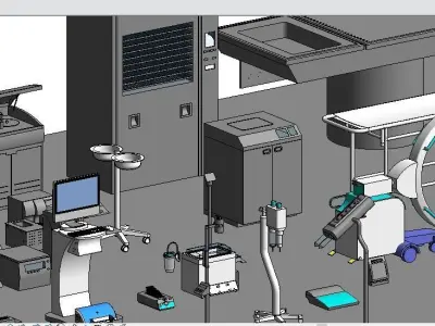 Medical Revit Families 2015 3D model