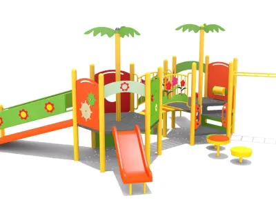 Tree Playground 3D model