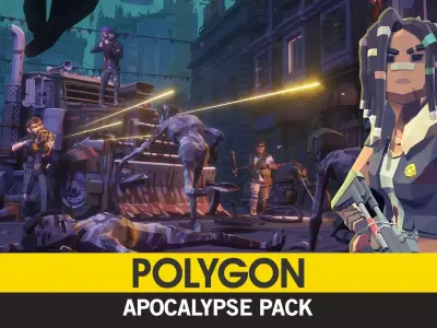 POLYGON - Apocalypse Low-poly 3D model