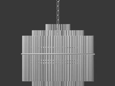 Nocturne Modern Art Chandelier Lampatron 3D model
