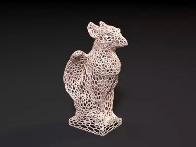 Griffon voronoi 3D print model