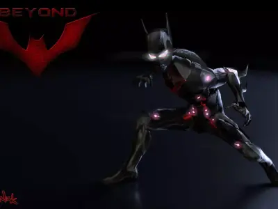 Batman Beyond game poly Low-poly 3D model