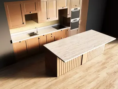40-Kitchen4 glossy 4 3D model