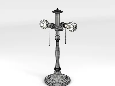 Art Nouveau Lamp 1 3D model