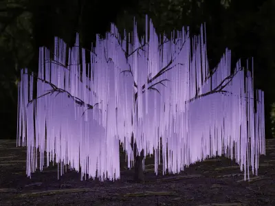 Avatar - Tree of Voices - 4 variation Low-poly 3D model