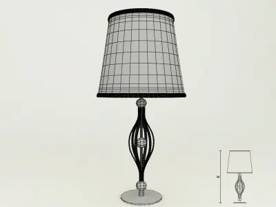 Masiero 7600 TL1G table lamp 3D model