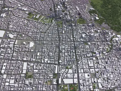 Bogota Low-poly 3D model