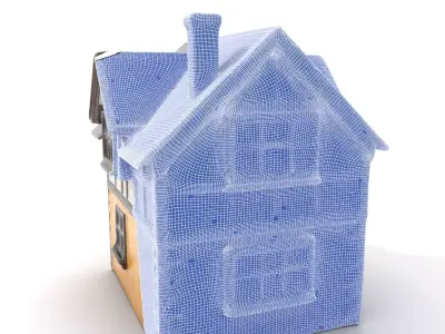 Charming Tudor Cottage model pack Low-poly 3D model