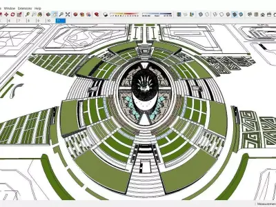 Sketchup Hotel H9 3D model
