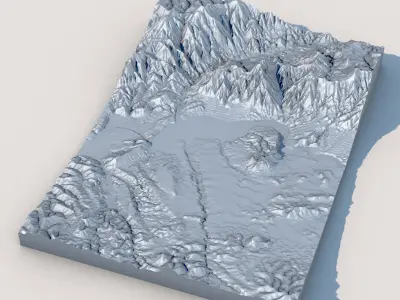 Terrain 2 3D model