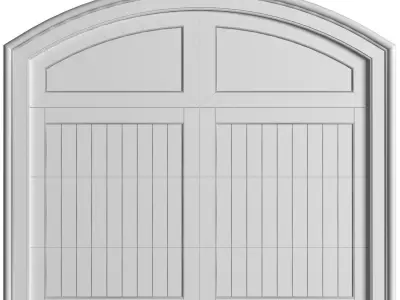 Automatic Classic Modern Garage Doors 3D model