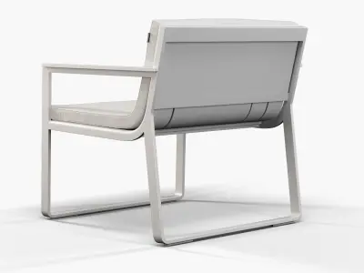 Gandia Blasco Flat armchair slim 3D model