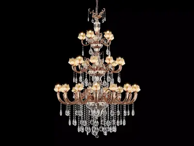 MD 6806-15-10-5 Osgona Chandelier 3D model