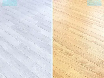 Parquet - Laminate - Wooden floor 2 in 1 Low-poly 3D model 4