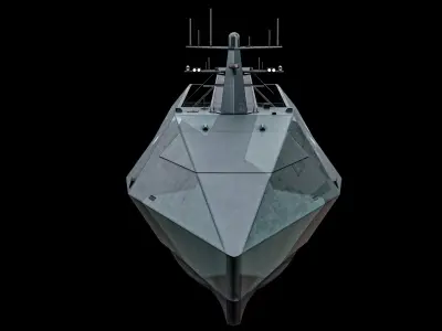 Marauder Saronic - Unmanned Robotic Autonomous Surface Vessel With Camo PBR 