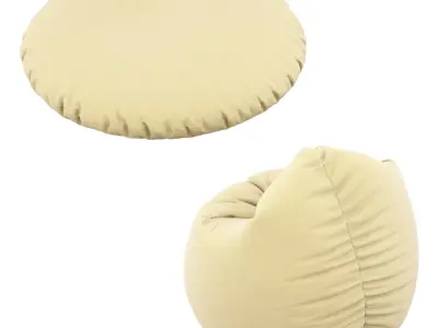 RUNDER SITZSACK 2 IN 1 3D model
