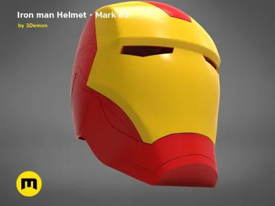Iron Man Helmet Mark 85 3D print model