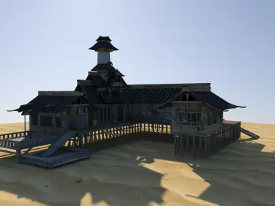 Exterior Scene 3D model 3D model buy