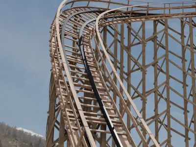 Rollercoaster 3D model