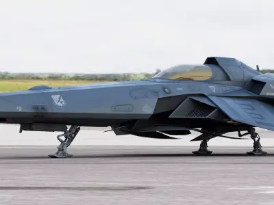 Viper Mark-117 StealthStar Space Fighter 3D model