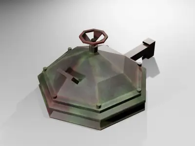 Underground Pipe Model  Low-poly 3D model