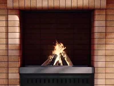 Brick Barbecue num 891 Low-poly 3D model