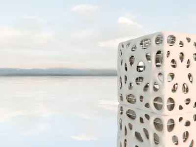 Parametric Conceptual Organic Tower  Free 3D model