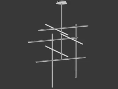 Kitami Suspension Medium Pendant 3D model