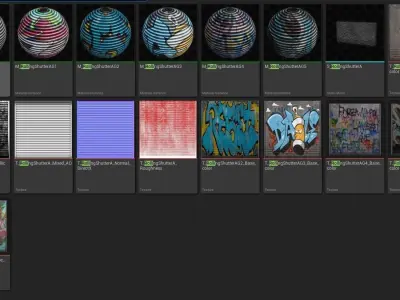 Roller shutter - PBR Low-poly 3D model