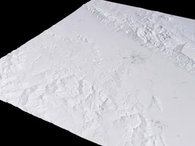 Santiago Dominican Republic City Landscape 3D Model 3D model