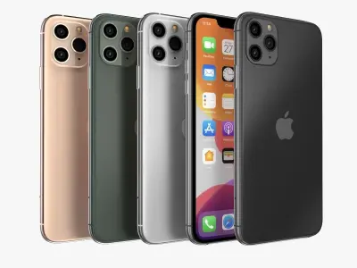 Apple iPhone 11 Pro All Color   3D model