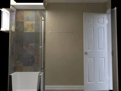 Bathroom-001 3D model