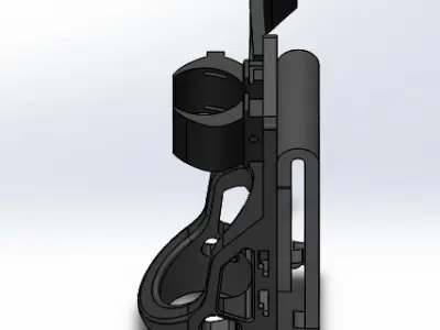 Nextorch V5 Tactical Flashlight Holster 3D model