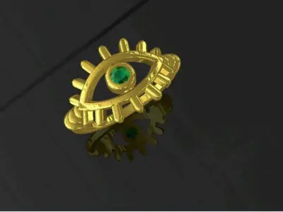  eye rings 3D print model