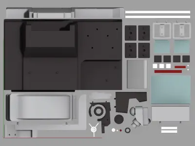 Bladerunner Eye scanner 3D print model