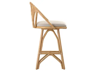 Lincoln brooks Tropicool Rattan Barstool  3D model