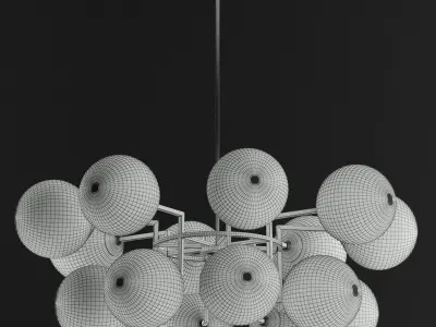 Rowan Round Chandelier 3D model